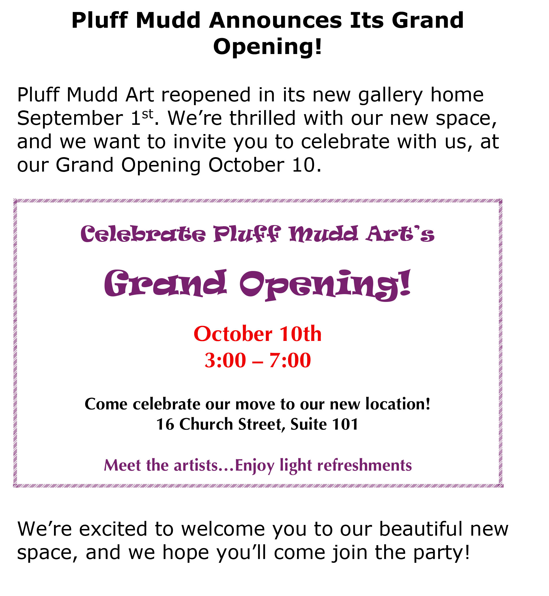 Pluff Mudd Art